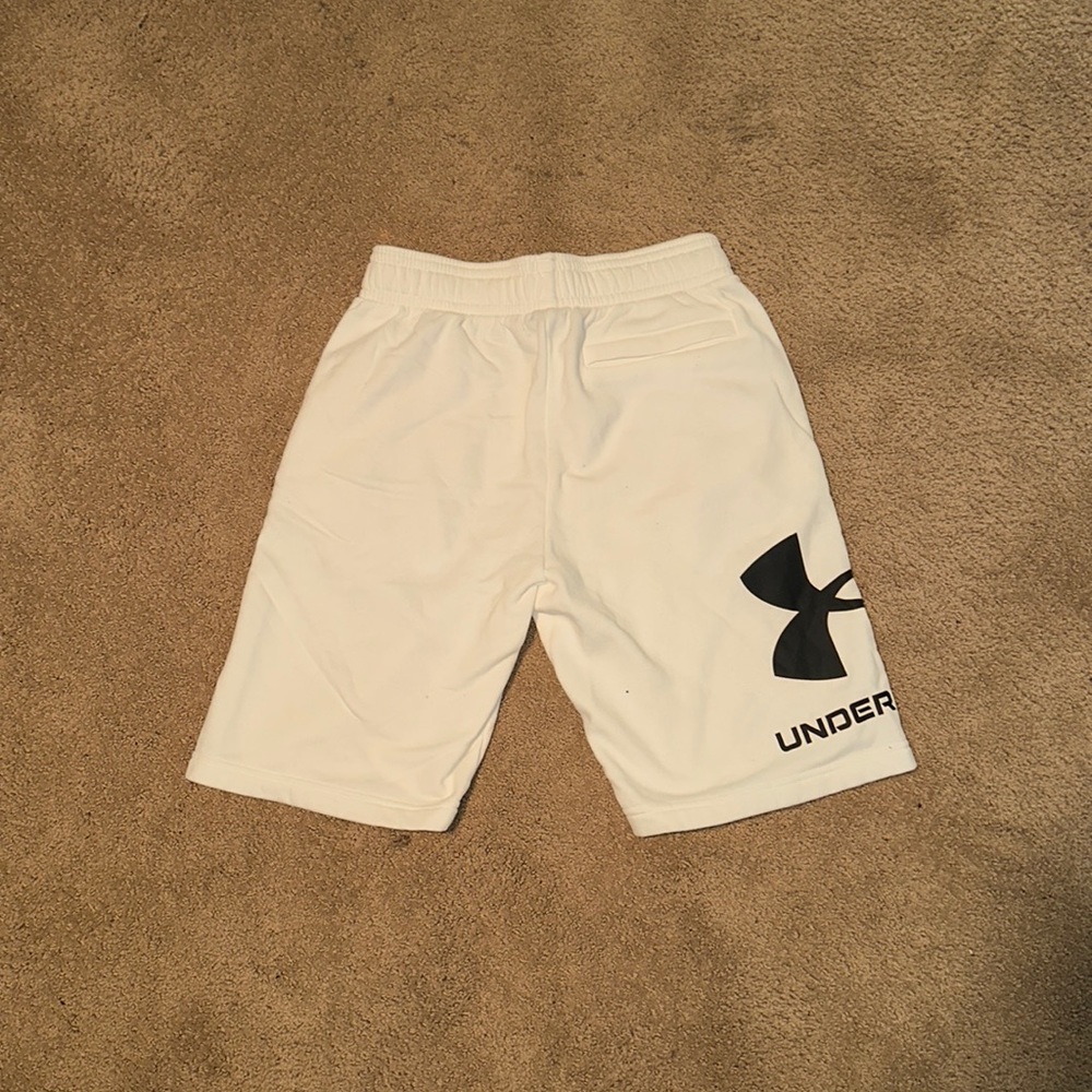 White Athletic Under Armour Shorts - Picture 3 of 3